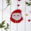 Unique Bargains Christmas Brooches Curly Santa Claus Plush Red White 1 Pc - 2 of 4