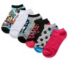 Memoi Women's 6 Pair Pack Graffiti Style Low Cut Socks Assorted 9-11 - 3 of 4