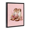 Stupell Industries Floral Pink Cowgirl Boots, 17" x 21" - 3 of 4