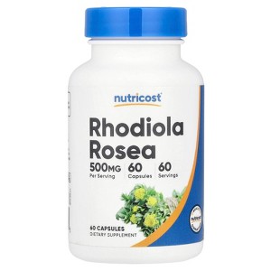 Nutricost Rhodiola Rosea, 500 mg, 60 Capsules - 1 of 2