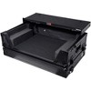 ProX Flight Style Road Case Fits Pioneer DDJ-FLX10 and AlphaTheta DDJ-GRV6, Black on Black With Sliding Laptop Shelf & Wheels Black - 3 of 3