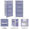 Sorbus 4 Drawers Chest Nightstand - Purple - image 4 of 4