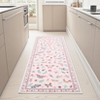 Washable Modern Insect and Butterfly Printed Carpet Indoor Low Pile Non Slip Area Rugs For Living Room Bedroom Soft Easy Care Rug - 4 of 4