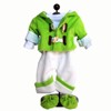 The Queen's Treasures 15 Inch Baby Doll Clothes Green & Cream Overalls Set - 3 of 4