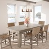Coucheta 71" Farmhouse Dining Table for 6-8, Rustic Long Wood Kitchen Table with Sturdy Wooden Frame, Large Rectangular for Dining Room - 4 of 4