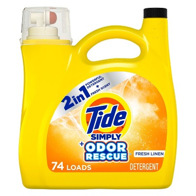 Tide Simply Odor Defense Laundry Detergents - 115 fl oz