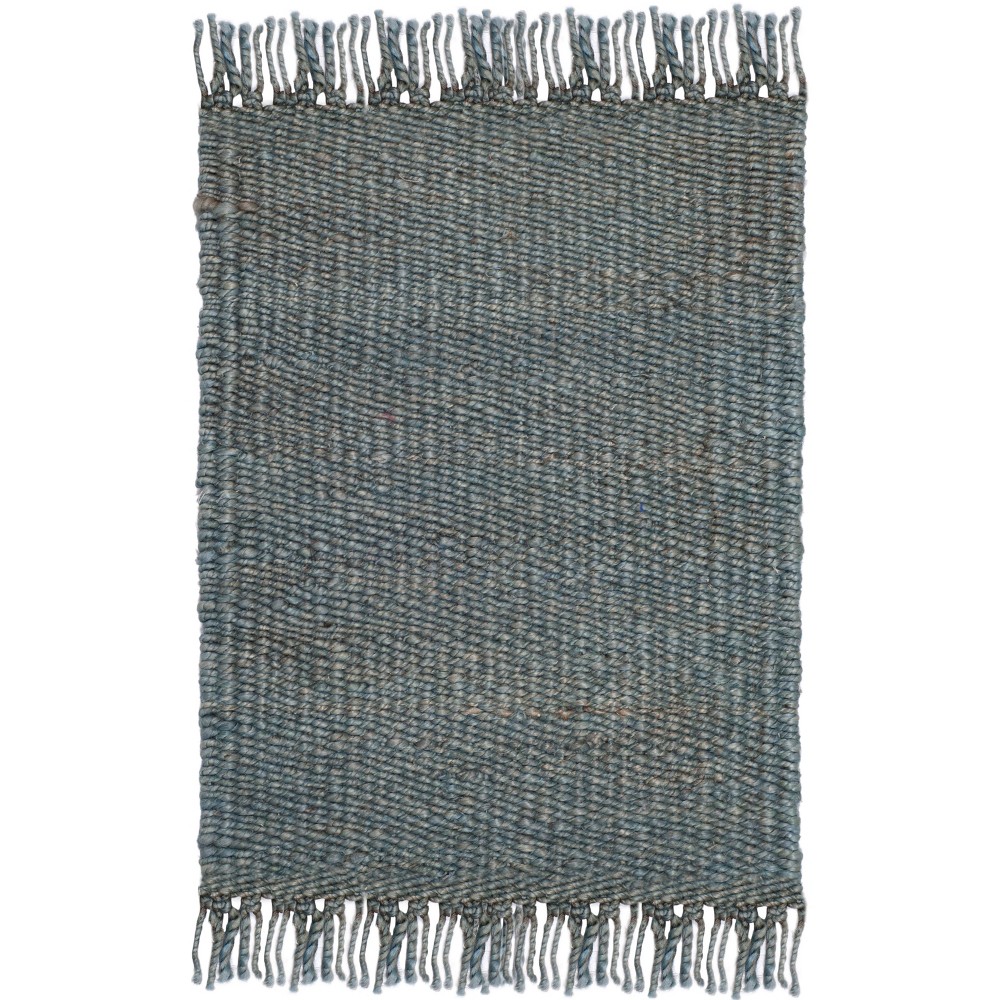 3'x5' Solid Woven Accent Rug Blue - Safavieh