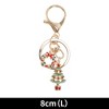 Unique Bargains Cute Christmas Keychain Double Ring Lobster Clasp Zinc Alloy 3.15" 1Pc - 2 of 4