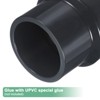 Unique Bargains Water Line Straight UPVC Reducer Pipe Fitting Reducing Coupling Connector Black - 4 of 4