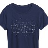 Women's - Star Wars - Constellation Logo Short Sleeve Graphic T-Shirt - 2 of 4