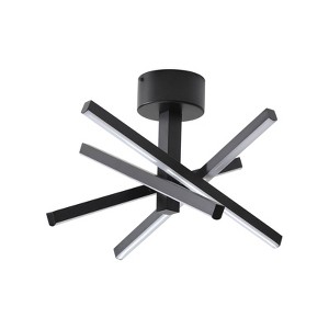 VYNXARIA Geometric Starburst Ceiling Light ¨C Modern Elegance for Any Space,Black - 1 of 4