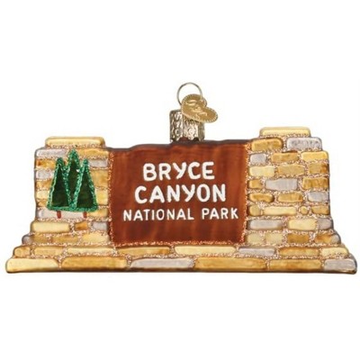 Old World Christmas Blown Glass Ornament for Christmas Tree, Bryce Cannon National Park