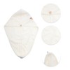 Unique Bargains Water-absorbent Embroidery Hair Towel 1 Pc - 3 of 4