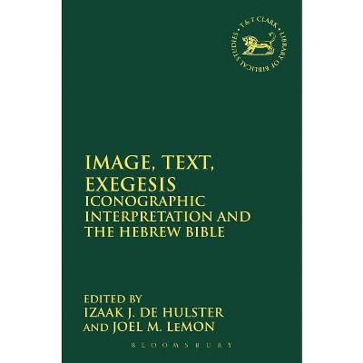 Image, Text, Exegesis - (Library of Hebrew Bible/Old Testament Studies) by  Izaak J de Hulster & Joel M Lemon & Andrew Mein & Claudia V Camp