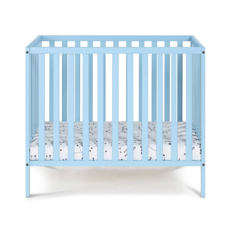 Suite Bebe Palmer 3-in-1 Convertible Mini Crib with Mattress Pad - Blue, 1 of 8