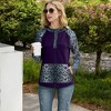Anna-Kaci Women's Leopard Contrast Relaxed Fit Hoodie with Kangaroo Pocket - 3 of 4