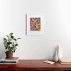  Deny Designs Dannick Flower Meadow in Muted Colors White Framed Art Print - 2 of 4