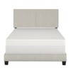 Marino Linen Channel Upholstered Platform Bed - Eco Dream - 3 of 4