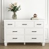 Jojoka Dresser for Bedroom with 7 Drawers, Modern Chest of Drawers with Metal Handle for Living Room - 3 of 4
