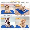 iMountek"Pressure Activated Gel Cooling Mat for Pets – Portable, Self-Cooling Bed for Crates, Cars & More"Blue - 2 of 4
