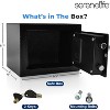 SereneLife Compact Electronic Safe Box with Digital Touch Pad - 2 of 4