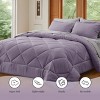 Bedsure Comforter Set – Bed in a Bag with Contrast Color Solid Design, Soft All-Season Bedding Set - 2 of 4