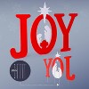 VINGLI 46in Joy Christmas Nativity Outdoor Decoration 3 Piece Yard Decor Sign Holy Weather Resistant PVC Silhouette for Garden, Red - 4 of 4