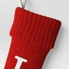Knit Monogram Christmas Stocking Red - Wondershop™ - 3 of 3