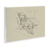 Stupell Industries Fluffy Retriever Napping Cushions Casual Monochromatic Dog Sketch Wall Plaque Art - 3 of 4