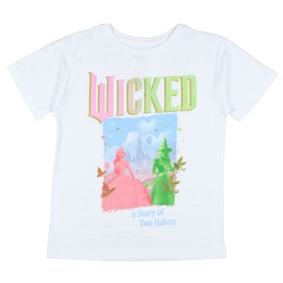 Seven Times Six Wicked T-Shirt Girls' A Story Of Two Halves Graphic Print Tee