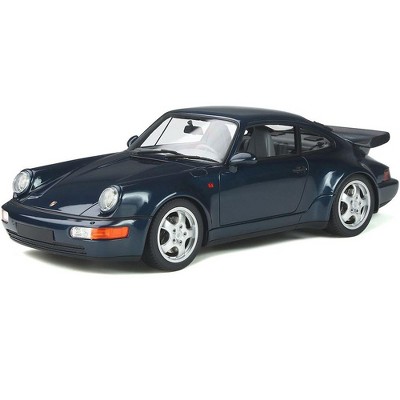 1991 Porsche 911 (964) Turbo 3.3 Amazon Green Metallic 1/18 Model Car by GT Spirit