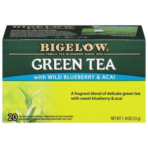 Bigelow Green Tea with Wild Blueberry Acai case of 6/18 - 1 of 4