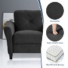 NicBex Modern 2/3-Seat Loveseat Sofa Couch for Living Room,Bedroom,Comfy Upholstered Sectional Futon Couch with Deep Cushions - 4 of 4