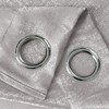 Oliva Gray Nora Embossed Blackout Grommet Panel - 52x90" Silver - 3 of 4