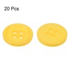 Unique Bargains Sewing Resin Round Flat 4-Hole Replacement Craft Buttons 20 Pcs - 3 of 4