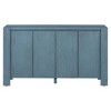 Hostack 4-Door Farmhouse Sideboard Buffet Cabinet with Adjustable Shelves for Dining Room and Kitchen Storage, Navy Blue - 2 of 4
