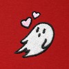 Dalix Heartly Ghost Embroidery Jogger Midweight Fleece Sweatpants Soft Lounge Pant Drawstring Waistband Pockets Womens - 2 of 4