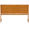 AFI Furnishings Portland King Sleigh Solid Wood Panel Headboard in Light Toffee - 3 of 4