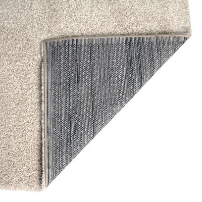 Ivory Shag Bliss 9' x 12' Synthetic Easy-Care Area Rug