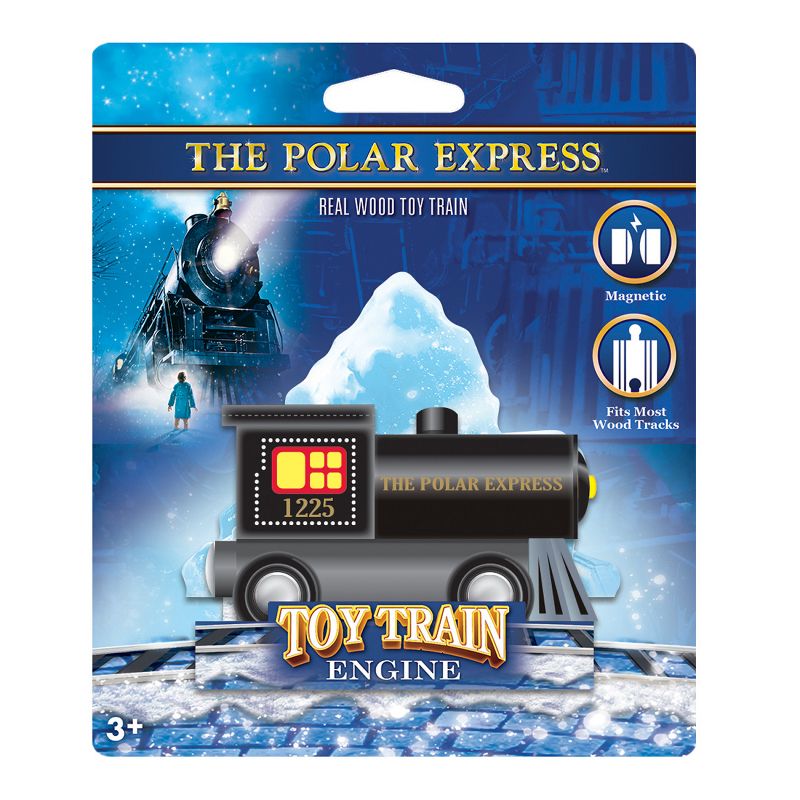 MasterPieces Officially Licensed Polar Express Wooden Toy Train Engine For Kids, 3 of 7