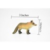 Red Fox, Canidae, Vulpes vulpes, Hand Painted, Very Nice Plastic Design, Caninds, Animal, Model, Toy,  3 Inches.   CWG174 BB41 - 2 of 4