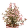Unique Bargains Artificial Plants Mini Flower Plant Plastic 3.07"x3.07"x7.87" 1 Pc - 4 of 4
