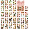 Wrapables Waterproof Temporary Tattoos, Birthday Party Favors and Supplies, Goodie Bag Fillers, 30 Sheets Christmas - 2 of 4