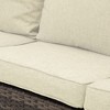 Heynemo 2 Pieces Patio Sofa with Coffee Table, Weather Rattan Chairs with Water-Resistant Cushions & Metal Frame, Outdoor Rocking Chairs - 4 of 4