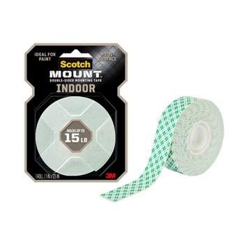 Scotch-Mount 1 in. x 450 in. Clear Double-Sided Mounting Tape 410H