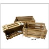 Essential Decor & Beyond 3-Piece Set Wooden Box Natural Accent Decor - 4 of 4