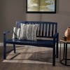 Coolbibila-Patio Benches With Back And Arm, Garden Benches Constructed From Durable Acacia Wood, Modern Garden Bench Outdoor - 2 of 4