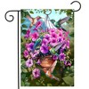 Briarwood Lane Summer Garden Flag 12x18 For Outdoor Hummingbirds and Petunias For Summer Garden Flag Flags For Outside - 2 of 4