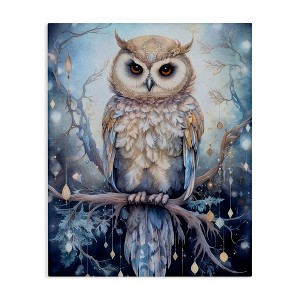 Stupell Industries Owl on Twinkling Branch, 16" x 20" - 1 of 4