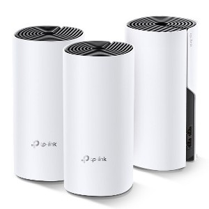 TP-Link Deco Whole Home Mesh WiFi System  WiFi Router/Extender Replacement White (Deco M4 ) Manufacturer Refurbished - 1 of 4